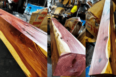 our-work-saw-logs-to-lumber - mantel-piece