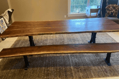 our-work-saw-logs-to-lumber - wooden-picnic-table