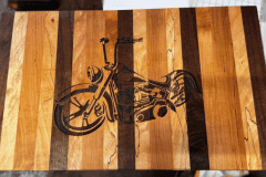 our-work-saw-logs-to-lumber - wooden-print-motorcycle-cutting-boards