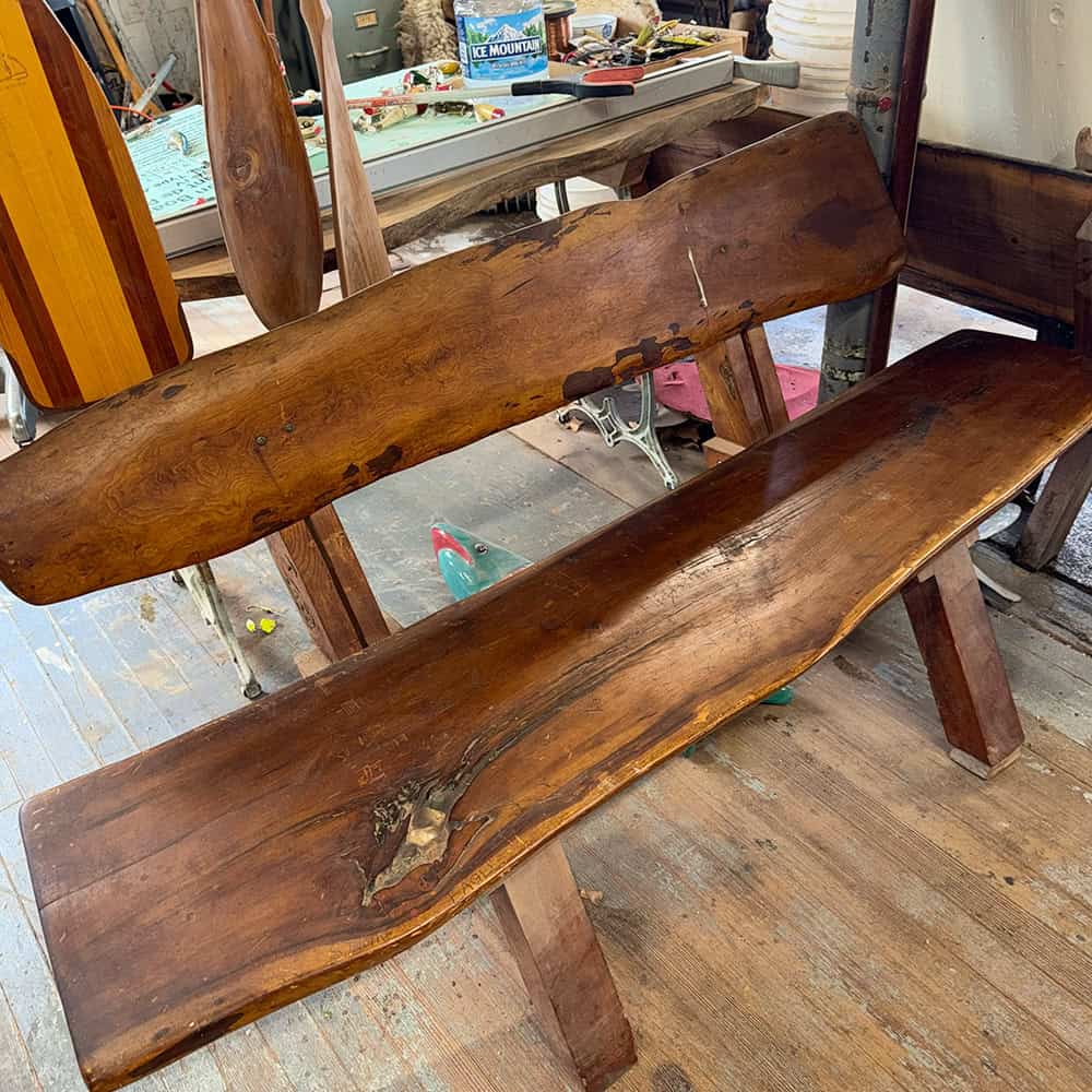 Custom Wood Bench